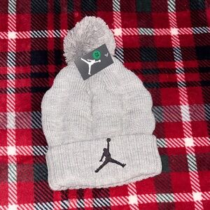 Kids Gray Jordan Beanie
